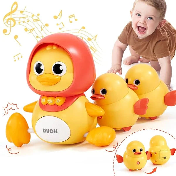 Duck Baby Tummy Time Toy – Crawling, Singing & Glowing Developmental Toy
