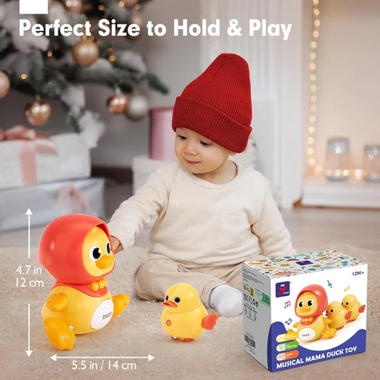 Duck Baby Tummy Time Toy – Crawling, Singing & Glowing Developmental Toy